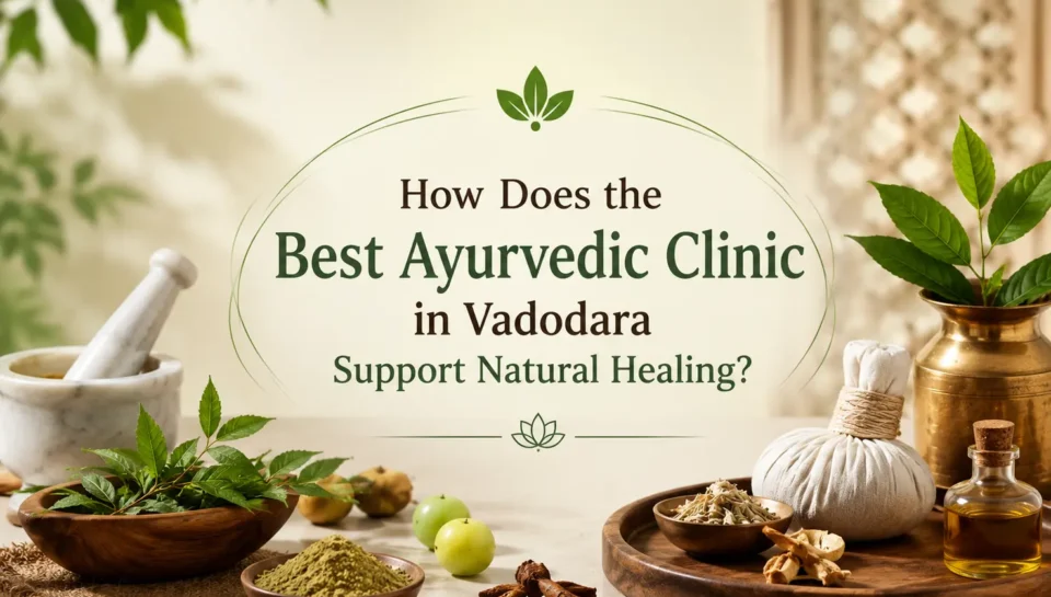 Best Ayurvedic Clinic in Vadodara offering natural healing, Panchakarma therapies, personalized Ayurvedic treatment, and holistic wellness.
