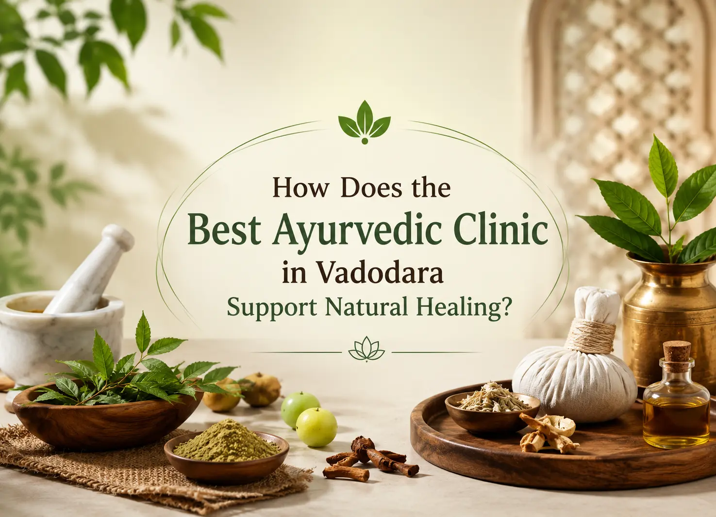 Best Ayurvedic Clinic in Vadodara offering natural healing, Panchakarma therapies, personalized Ayurvedic treatment, and holistic wellness.