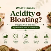 What causes acidity and bloating? Expert digestive wellness guidance from Vedvakya, the Best Ayurvedic Clinic in Vadodara.