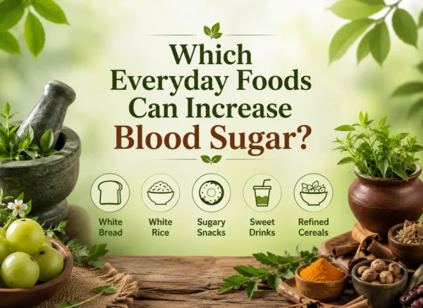 Vedvakya, the Best Ayurvedic Hospital in Vadodara, explains everyday foods that can increase blood sugar.