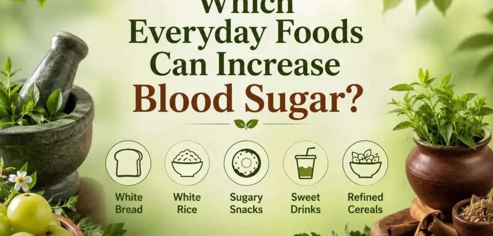 Vedvakya, the Best Ayurvedic Hospital in Vadodara, explains everyday foods that can increase blood sugar.