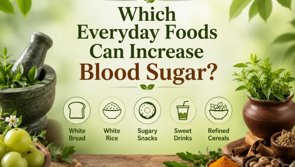Vedvakya, the Best Ayurvedic Hospital in Vadodara, explains everyday foods that can increase blood sugar.