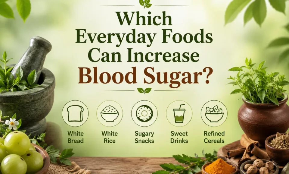 Vedvakya, the Best Ayurvedic Hospital in Vadodara, explains everyday foods that can increase blood sugar.