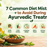 7 common diet mistakes to avoid during Ayurvedic treatment at Vedvakya Ayurvedic Hospital in Vadodara.