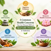 Ayurvedic Doctor in Vadodara discussing common health concerns at Vedvakya Ayurvedic Hospital.